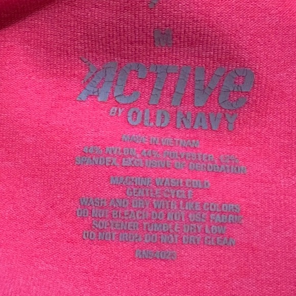 102 Old Navy| EUC Women’s Active Zip-Up Jacket – Coral Pink (Size M) - Picture 7 of 12